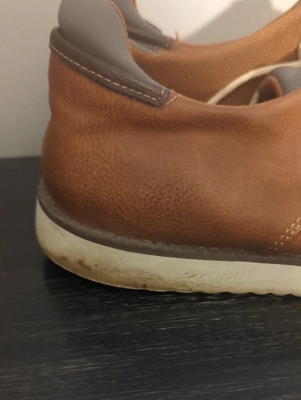 Dr. Scholl's Brown Leather Lace-Up Shoes For Men, 12
